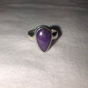 Sugilite Purple Sterling Silver Ring